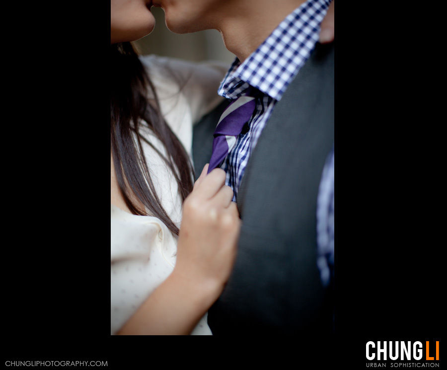 san francisco fort point engagement photo