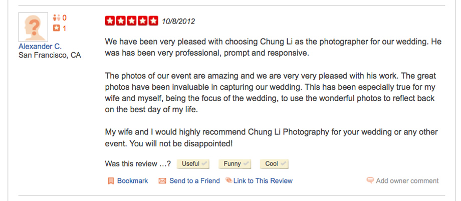 best wedding photographer sf