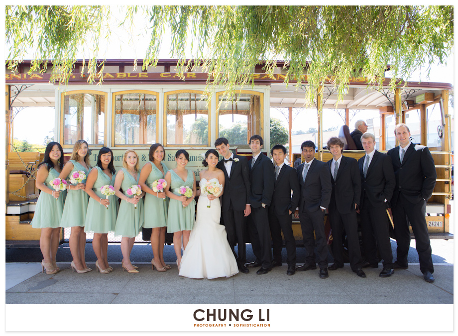 san francisco cable car flood mansion wedding