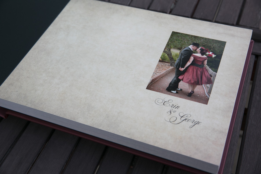 vintage style wedding album