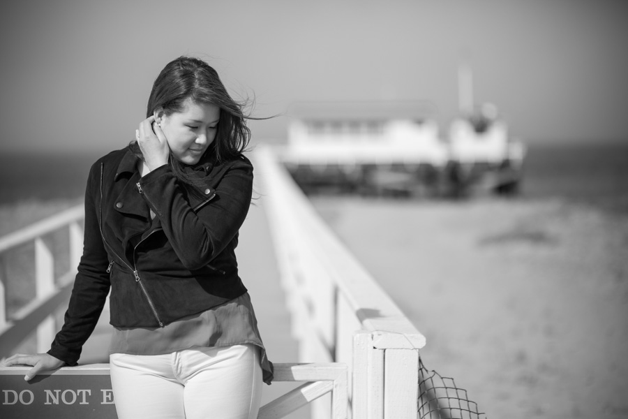 sf crissy field engagement photo