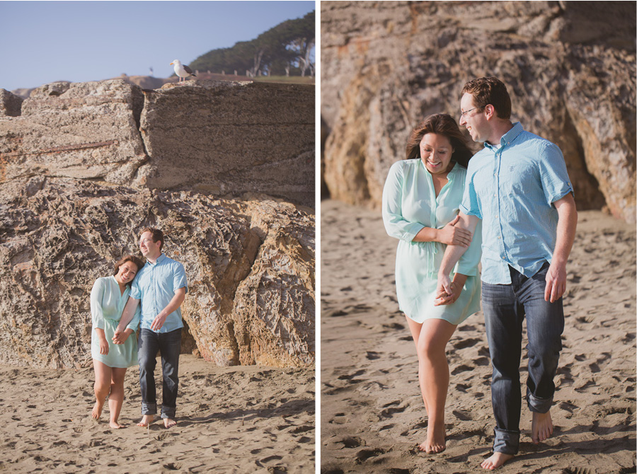 sutro baths cliff house engagement photo photographer