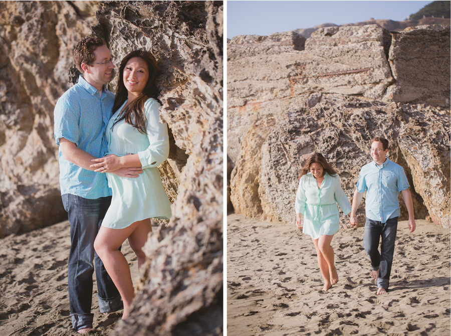 sutro baths cliff house engagement photo photographer