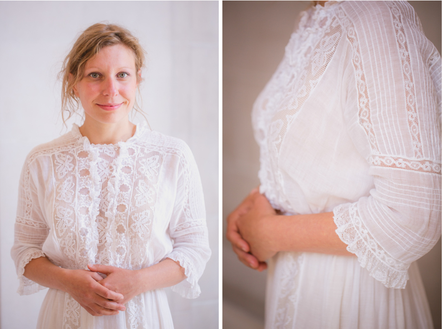 san francisci city hall wedding photographer vintage dress