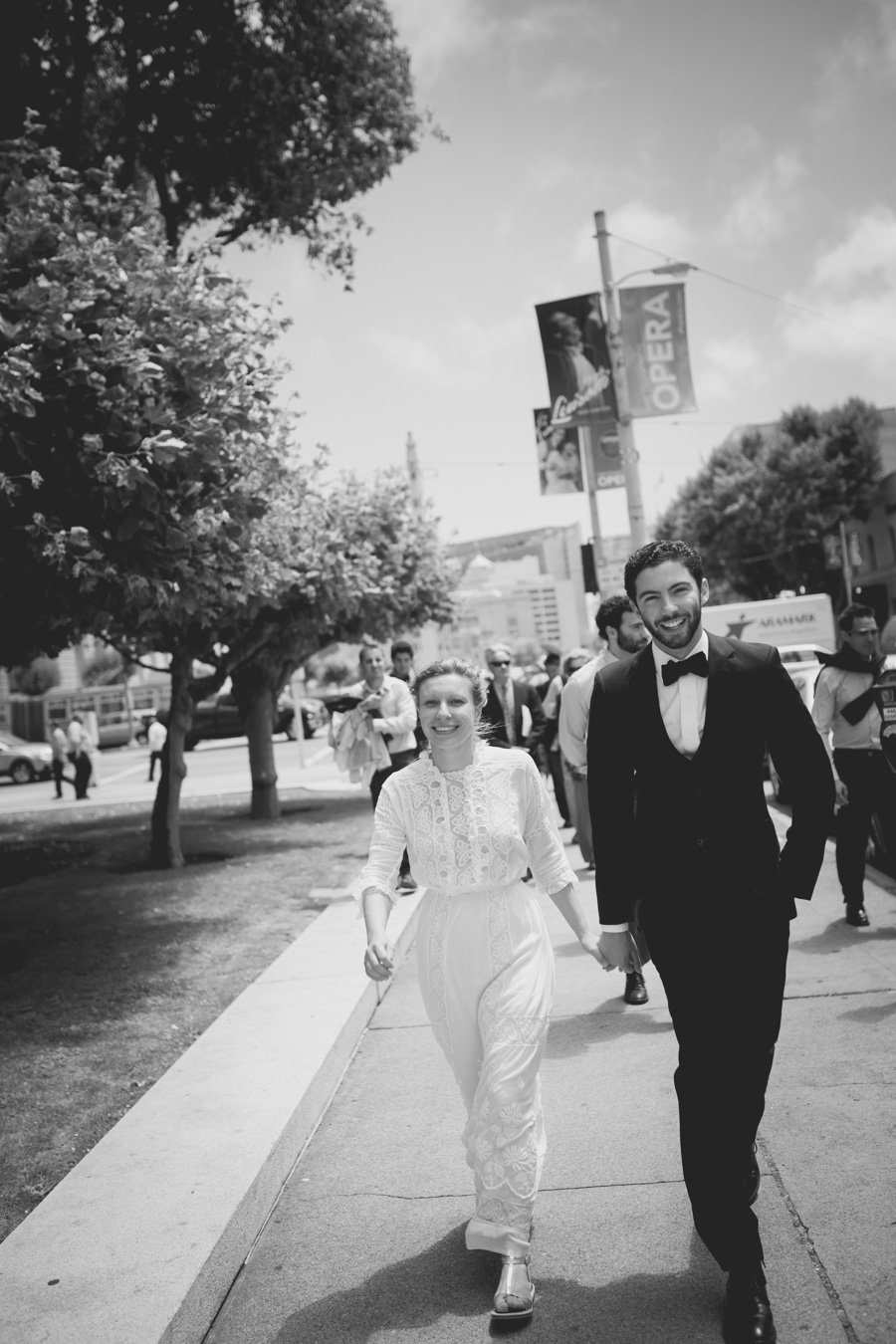 san francisco city hall vintage wedding photographer