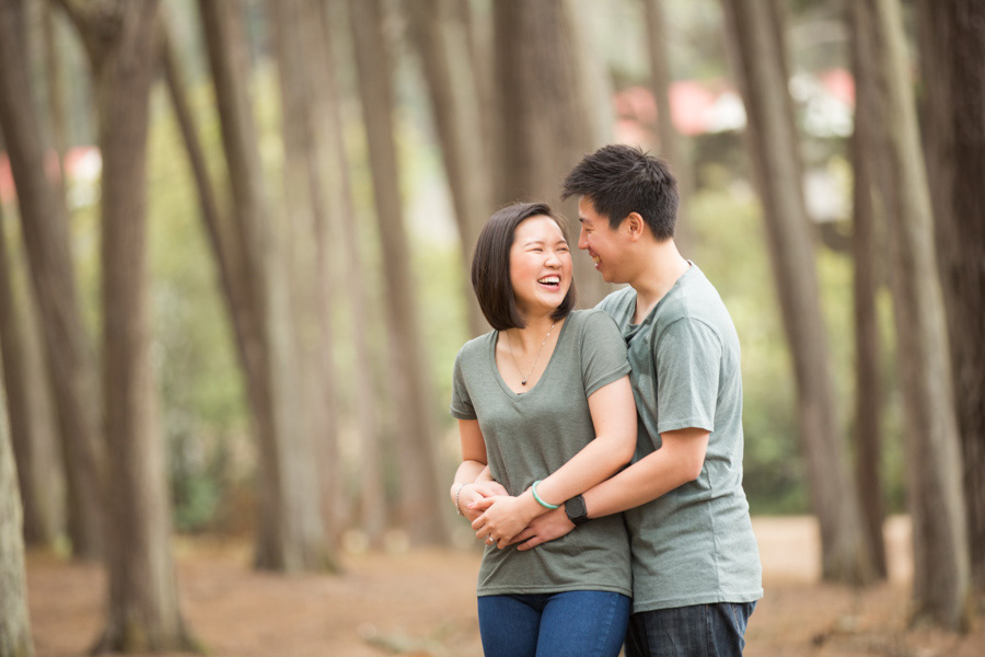 san francisco lands end presidio engagement photo photoshoot