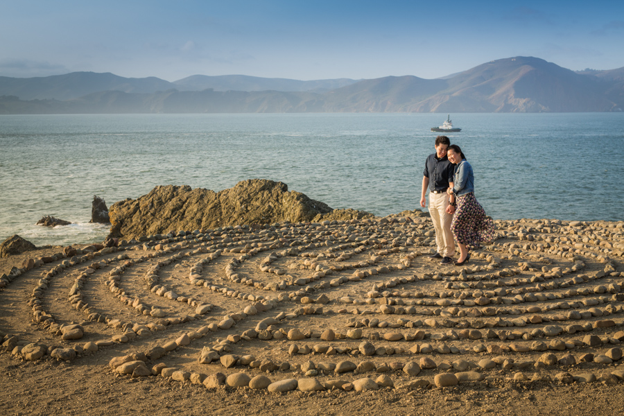 san francisco lands end presidio engagement photo photoshoot