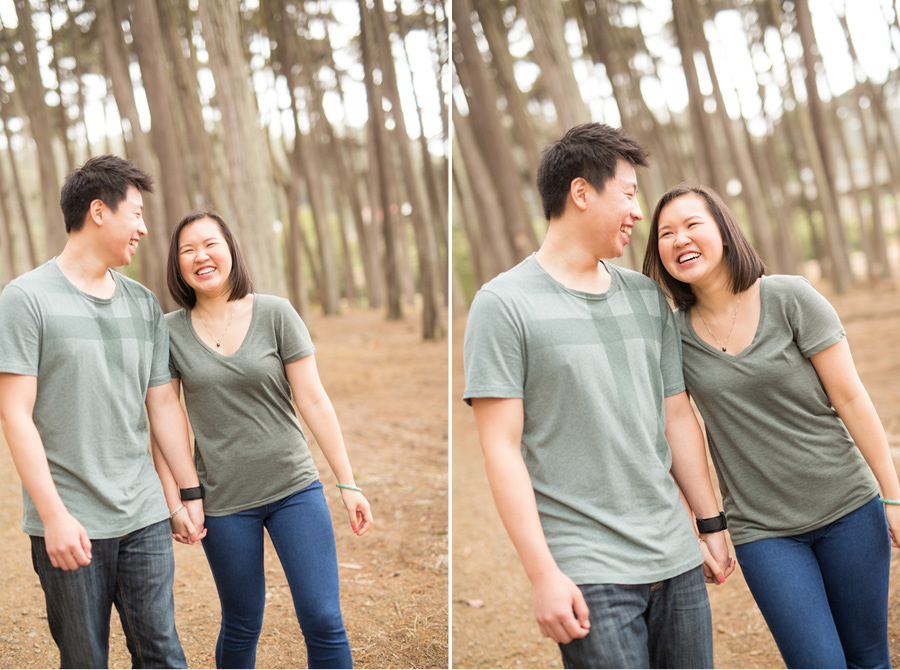 san francisco lands end presidio engagement photo photoshoot