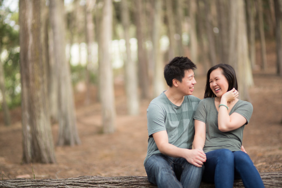 san francisco lands end presidio engagement photo photoshoot