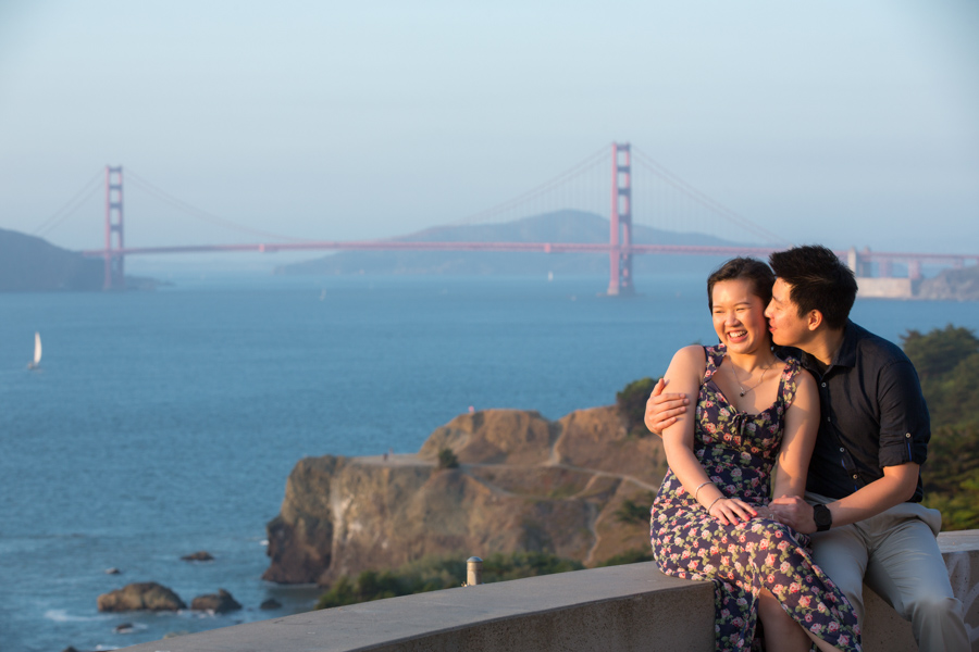 san francisco lands end presidio engagement photo photoshoot