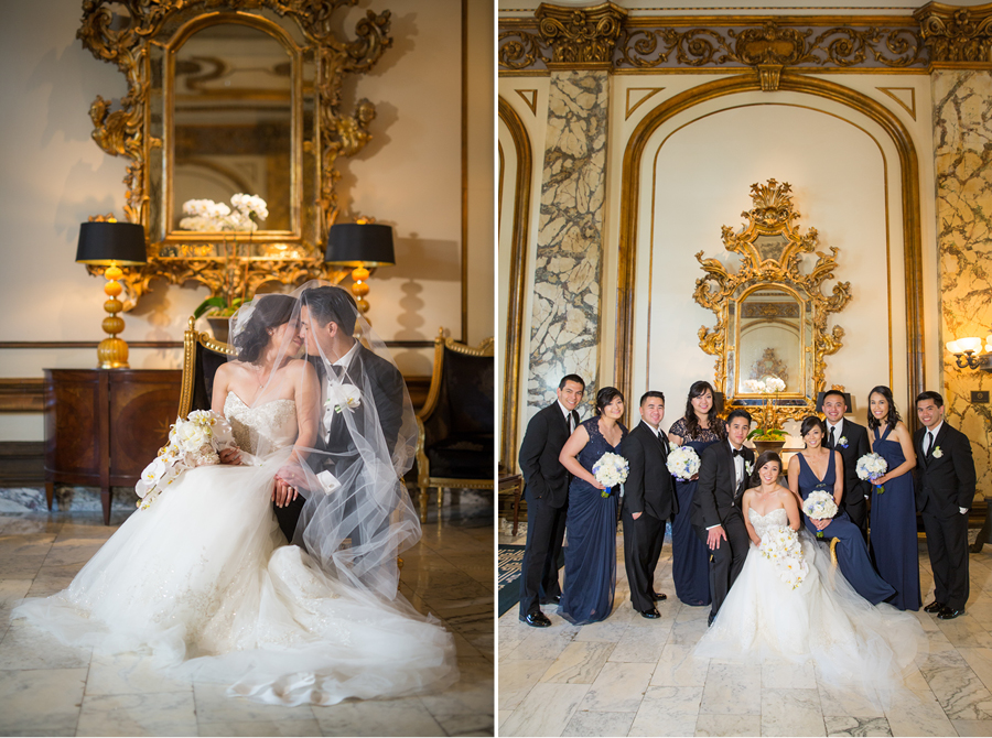 san francisco fairmont hotel wedding photographer