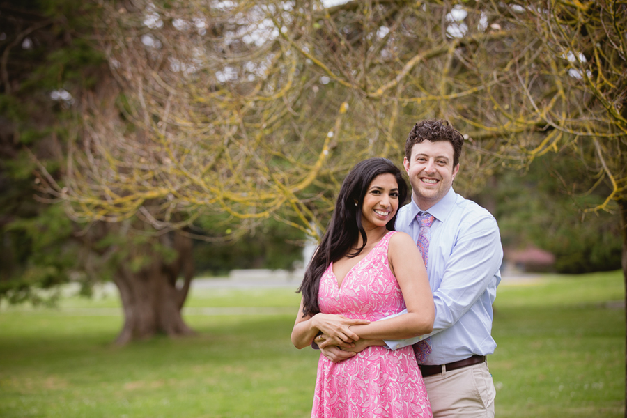 golden gate botanical garden engagement photo photographer