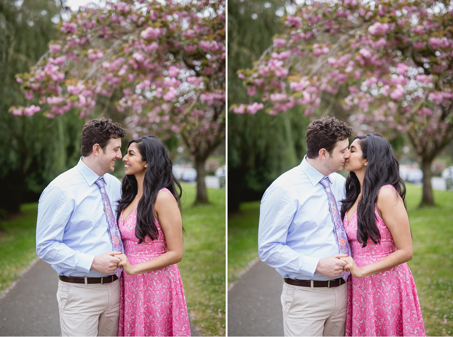 golden gate botanical garden engagement photo photographer