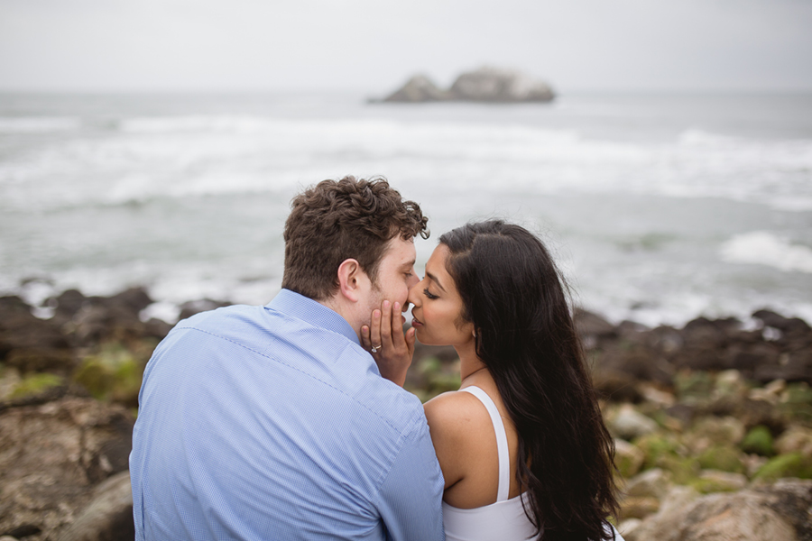 sutro bath ruin sf engagement photo photographer