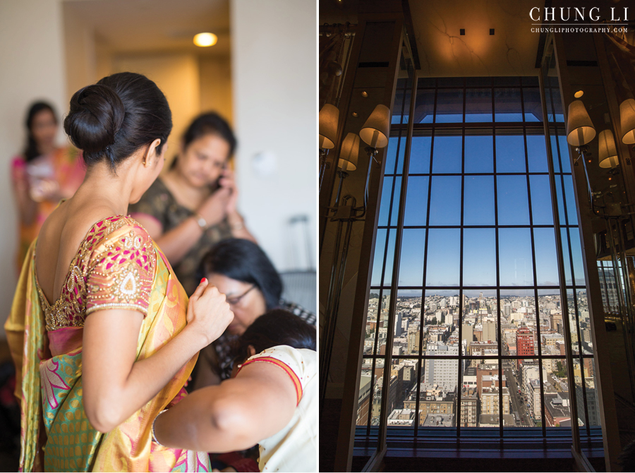 westin st francis hotel indian wedding photographer