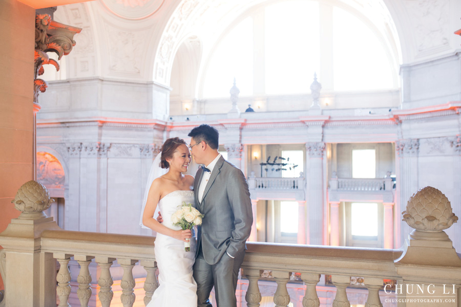 san francisco city hall civil wedding asian prewedding photographer - 4