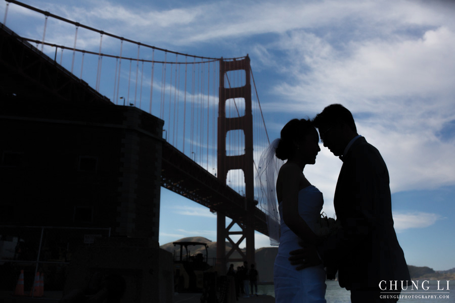 san francisco golden gate bridge asian prewedding photographer 