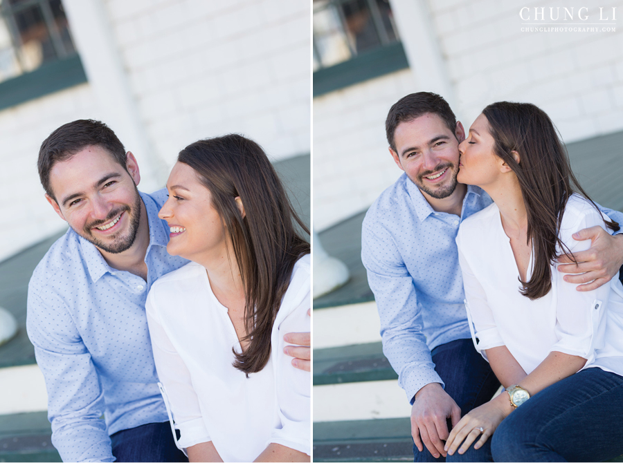 san francisco golden gate bridge crissy field engagement wedding photographer